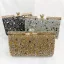 Fashion Gold Rhinestone Sequins Evening Party Clutch Bags Metal 2022