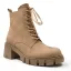 Fashion Brown Fall Winter Street Wear Womens Boots 2023 5 cm Low Heels / Kitten Heels Thick Heels Round Toe Womens Boots