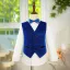 Royal Blue 6-piece Long Sleeve Boys Wedding Suits 2025 Body Jewellery Coat Pants Shirt Tie Vest Wedding