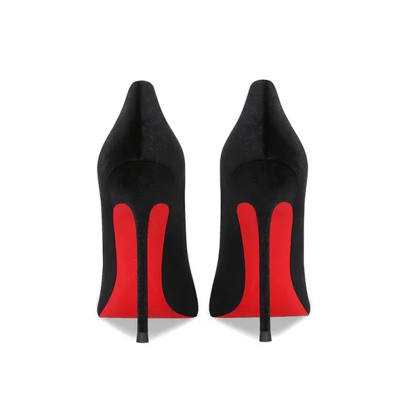 Chic / Beautiful Blushing Pink Prom Suede Pumps 2026 Leather 10 cm Stiletto Heels Pointed Toe Pumps High Heels