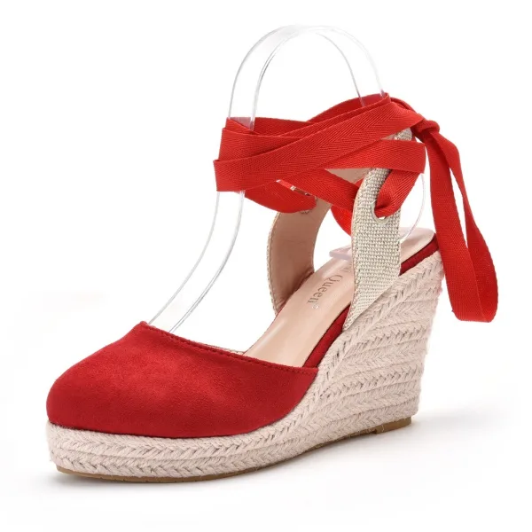 Böhmen Schwarz Plateau Strassenmode Sandalen Damen 2024 Knöchelriemen 10 cm Quadratische Zehe Sandaletten