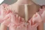 Chic / Beautiful Blushing Pink Lace Butterfly Sequins Birthday Flower Girl Dresses 2024 Ball Gown Scoop Neck Short Sleeve Floor-Length / Long Tulle