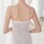 Sexy Beige Paillettes Robe De Soirée 2022 Trompette / Sirène Bretelles Spaghetti Sans Manches Dos Nu Longue Soirée Robe De Ceremonie