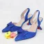 Charming Multi-Colors Rainbow Rhinestone Bow Womens Sandals Clutch Bags 2023 8 cm Stiletto Heels Evening Party Pointed Toe Sandals High Heels Clutch Bags