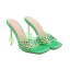 Mode Orange Freizeit Ball Strass Sandalen Damen 2022 11 cm Stilettos Peeptoes Sandaletten Hochhackige