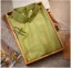 Chinese style Clover Green Summer Tea-length Cheongsam Trumpet / Mermaid 2024 High Neck Short Sleeve
