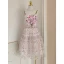 Flower Fairy Chic / Beautiful Multi-Colors Pearl Appliques Homecoming Graduation Dresses 2023 A-Line / Princess Spaghetti Straps Bow Sash Sleeveless Backless Tea-length