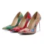 Modest / Simple White Printing Pumps 2023 Street Wear 11 cm Stiletto Heels Pointed Toe Pumps High Heels