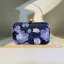 Chic / Beautiful Navy Blue Pearl Lace Flower Outdoor / Garden Clutch Bags 2023