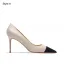 Chic / Beautiful Nude Leather Handmade  Evening Party Pumps 2024 8 cm Stiletto Heels Pointed Toe Pumps High Heels