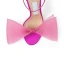 Sexy Fuchsie Ball Schleife Sandalen Damen 2022 Leder 9 cm Stilettos Knöchelriemen Peeptoes Sandaletten Hochhackige