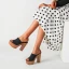 Chic / Beautiful Black Street Wear Summer Womens Sandals 2022 11 cm Thick Heels Open / Peep Toe Sandals High Heels