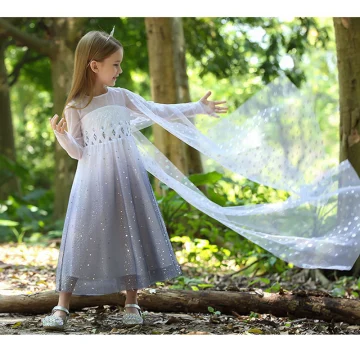 Chic Beautiful Gradient Color Sequins Birthday Flower Girl Dresses 2023 A Line Princess Scoop Neck Floor Length Long Flower Girl Dresses