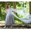 Chic / Beautiful Gradient-Color Sequins Birthday Flower Girl Dresses 2023 A-Line / Princess Scoop Neck Floor-Length / Long Flower Girl Dresses