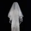 Simple Blanche Tulle Voile De Mariée 2025 3 m