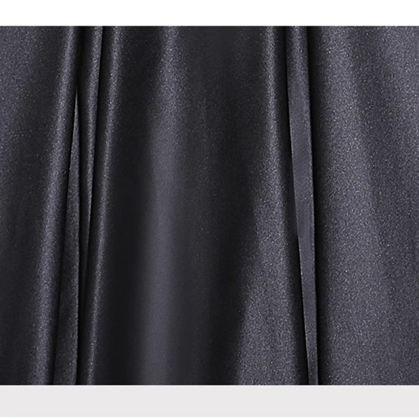 Vintage Sorte Satin Gallakjoler 2023 Balkjole Flæse Off-The-Shoulder Ærmeløs Halterneck Lange Galla Kjoler