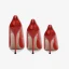Schöne Rot Laser Abend Pumps 2023 Leder 12 cm Stilettos Spitzschuh Pumps Hochhackige