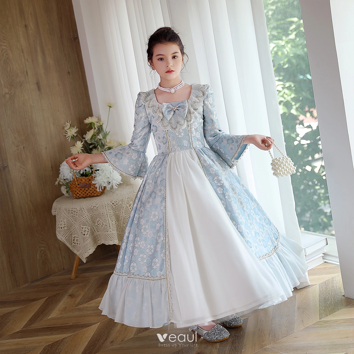 Medieval flower girl dresses deals
