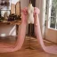 Chic / Belle Rougissant Rose Gonflée Manches Courtes Promo châle 2026 Tulle