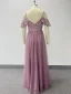 Chic / Belle Rougissant Rose Brodé Paillettes Robe De Bal 2024 Princesse Bretelles Spaghetti Sans Manches Dos Nu Longue Promo Robe De Ceremonie