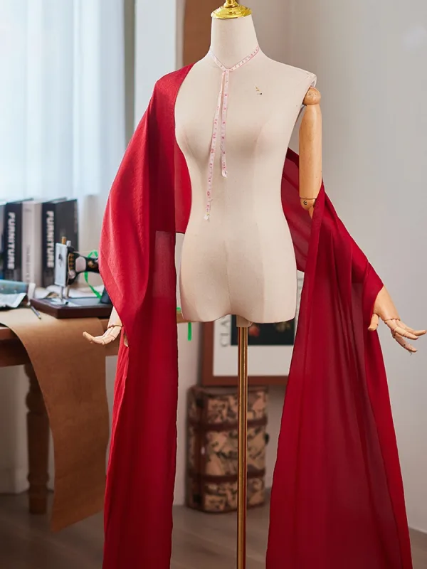 Vintage / Retro Burgundy Evening Party Prom shawl Jackets & wraps 2024