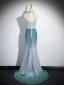 Charmant Vert Citron Perlage Glitter Paillettes Robe De Bal 2024 Trompette / Sirène Titulaire Sans Manches Dos Nu Train De Balayage Promo Robe De Ceremonie