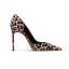 Sexy Braun Abend Leopardenmuster Pumps 2026 Leder 12 cm Stilettos Spitzschuh Pumps Hochhackige