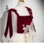 Élégant Bordeaux Paillettes Perle Robe De Bal 2025 Encolure Carrée Manches Longues Dos Nu Longue Promo Robe De Ceremonie