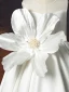 Chic / Beautiful White Birthday Appliques Flower Girl Dresses 2023 A-Line / Princess Scoop Neck Sleeveless Backless Floor-Length / Long