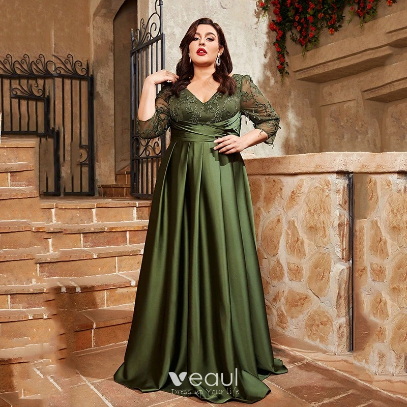 full size evening dresses Plus Size Sequin Mermaid Formal Prom Long Dress by LaDivine CD0214C – The  Dress Outlet main image 0