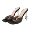 Mode Orange Freizeit Ball Strass Sandalen Damen 2022 11 cm Stilettos Peeptoes Sandaletten Hochhackige