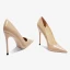 Sexy Nude Evening Party Patent Leather Pumps 2023 Leather 12 cm Stiletto Heels Pointed Toe Pumps High Heels