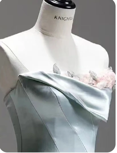 Chic / Beautiful Sky Blue Appliques Prom Dresses 2024 A-Line / Princess Strapless Sleeveless Backless Floor-Length / Long Prom Formal Dresses