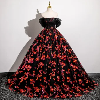Elegantes Negro Lentejuelas Vestidos De Gala 2025 Ball Gown Sin Tirantes Sin Mangas Sin Espalda Largos Gala Vestidos Formales