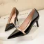 Sexy Black Patent Leather Evening Party Pumps 2022 Rivet 6 cm Stiletto Heels Pointed Toe Pumps High Heels
