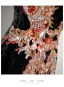Sparkly Black Beading Sequins Prom Dresses 2025 A-Line / Princess High Neck Sleeveless Floor-Length / Long Prom Formal Dresses