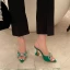 Chic / Beautiful White Street Wear Rhinestone Bow Womens Sandals 2022 10 cm Stiletto Heels Open / Peep Toe Sandals High Heels