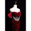 Classy Burgundy Rhinestone Velvet Evening Dresses 2025 Trumpet / Mermaid Off-The-Shoulder Short Sleeve Backless Sweep Train Evening Party Formal Dresses