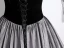 Elegant Black Appliques Glitter Prom Dresses 2024 Ball Gown Square Neckline Short Sleeve Backless Floor-Length / Long Prom Formal Dresses