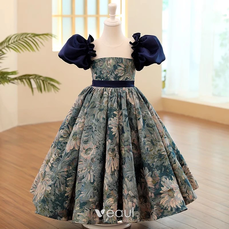 Printed flower hotsell girl dresses