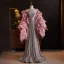 Sexy Silver Glitter Sequins With Shawl Evening Dresses 2024 Trumpet / Mermaid Halter Sleeveless Floor-Length / Long Evening Party Formal Dresses