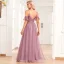Chic / Belle Rougissant Rose Brodé Paillettes Robe De Bal 2024 Princesse Bretelles Spaghetti Sans Manches Dos Nu Longue Promo Robe De Ceremonie