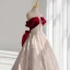Charming Burgundy Beading Evening Dresses 2023 A-Line / Princess Satin Off-The-Shoulder Sleeveless Backless Bow Floor-Length / Long Evening Party Formal Dresses