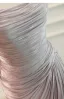 Étourdissant Sans Manches Volants Trompette / Sirène Lavande Robe De Bal 2025 Tapis rouge Été Robe De Cérémonie Bretelles croisées Train De Balayage Bustier