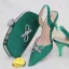 Sparkly Red Rhinestone Bow Evening Party Womens Sandals Clutch Bags 2023 8 cm Stiletto Heels Pointed Toe Sandals High Heels Clutch Bags
