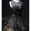 Elegant Black Beading Lace Flower Prom Dresses 2022 Ball Gown Scoop Neck Sleeveless Backless Cascading Ruffles Floor-Length / Long Formal Dresses