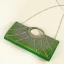 Scintillantes Vert Faux Diamant Soirée Pochette 2023