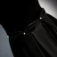 Charming Black Pearl Evening Dresses 2023 A-Line / Princess Spaghetti Straps Sleeveless Backless Floor-Length / Long Satin Evening Party Formal Dresses