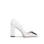 Vintage Nude Leder Ball Pumps 2026 8 cm Thick Heels Spitzschuh Pumps Hochhackige
