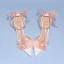 Schön Weiß Applikationen Schleife Brautschuhe 2023 Perle Strass Knöchelriemen 9 cm Stilettos Spitzschuh Hochzeit Sandaletten Hochhackige